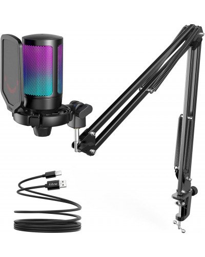 FIFINE Ampligame A6T Gaming USB Microphone Kit