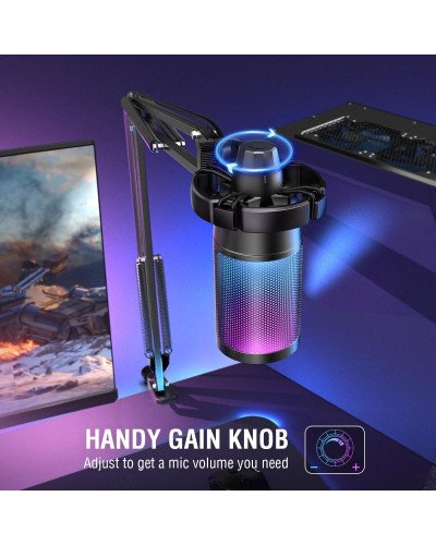 FIFINE Ampligame A6T Gaming USB Microphone Kit