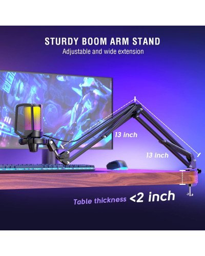 FIFINE Ampligame A6T Gaming USB Microphone Kit