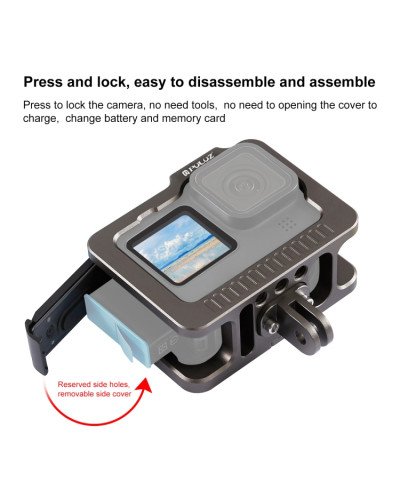 PULUZ Frame Expansion Metal Cage for GoPro HERO12/11/10/9