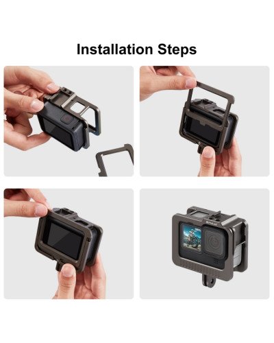 PULUZ Frame Expansion Metal Cage for GoPro HERO12/11/10/9