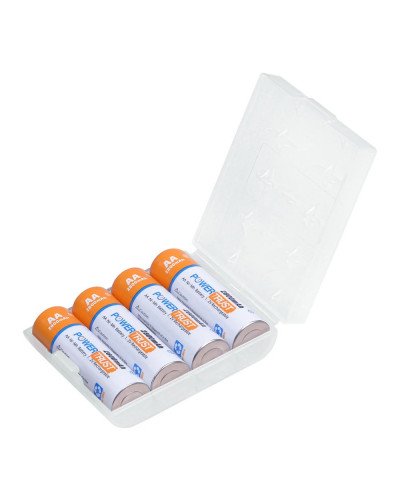 PowerTrust 4 Packs 2800mAh High-Capacity AA NiMH Rechargeable Batteries