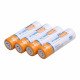 PowerTrust 4 Packs 2800mAh High-Capacity AA NiMH Rechargeable Batteries