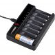 PowerTrust 8-Slots LCD Battery Charger for AA AAA Rechargeable Batteries PowerTrust 8-Slots LCD Battery Charger for AA AAA Rechargeable Batteries