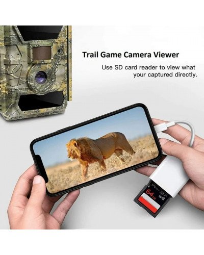 IPhone Lightning To TF/SD Card Micro Camera Reader OTG Adapter Cable IPhone Lightning To TF/SD Card Micro Camera Reader OTG Adapter Cable