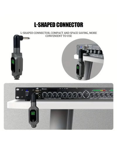 Wireless Microphone XLR Transmitter Receiver Universal Wired to Wireless Converter For Guitar Audio Mixer Amplifiers