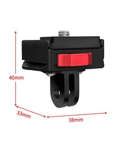 Mini V-Lock Mount Quick Release Plate Clamp DSLR for Gopro