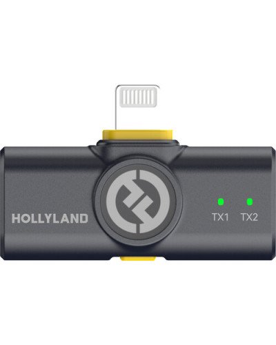 Hollyland LARK M2 DUO 2-Person Wireless Combo Microphone System (Shine Charcoal)