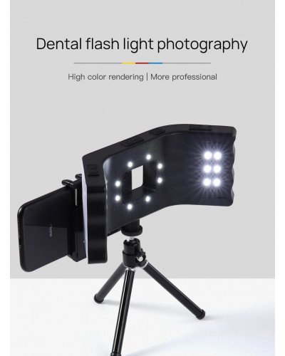 Dental Oral Photography LED Lamp Flash Light with Three Foot Bracket