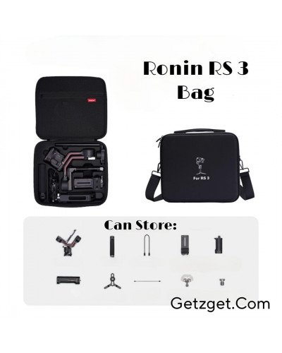 Carrying Case Bag for DJI Ronin RS3 Gimbal & Accessories Storage Bag Travel Protection Large Capacity Case