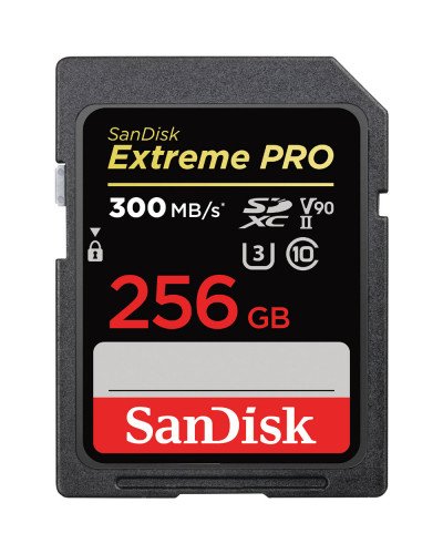 SanDisk 256GB SDXC Extreme PRO UHS-II 300MB/s Card