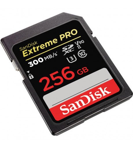 SanDisk 256GB SDXC Extreme PRO UHS-II 300MB/s Card