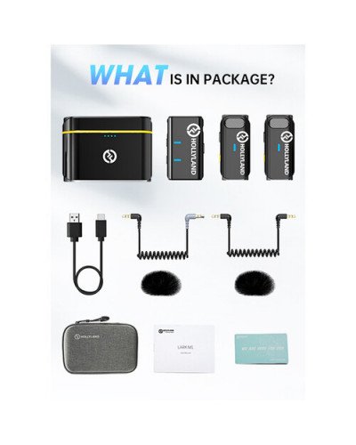 Hollyland LARK M1 DUO 2-Person Wireless Microphone System