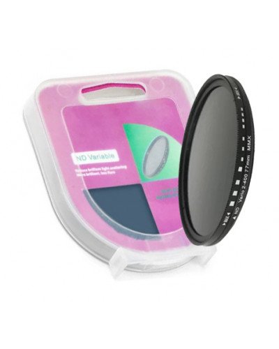 ND2 to ND400 Neutral Density Filter Slim Fader for Camera 77mm ND2 to ND400 Neutral Density Filter Slim Fader for Camera 77mm