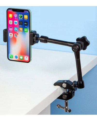 7inch Magic Arm Cell Phone Holder Desktop Smartphone Mount 7inch Magic Arm Cell Phone Holder Desktop Smartphone Mount