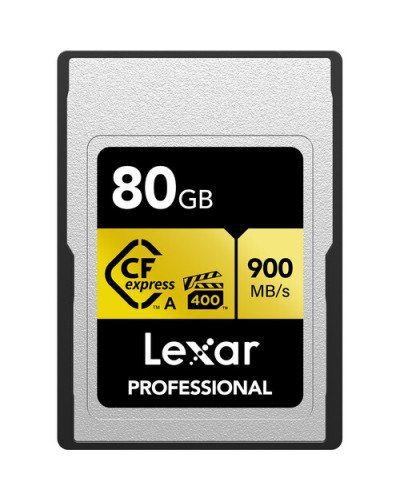 Lexar 80GB Professional CFexpress Type A Card GOLD Series