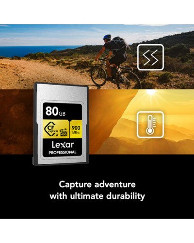 Lexar 80GB Professional CFexpress Type A Card GOLD Series