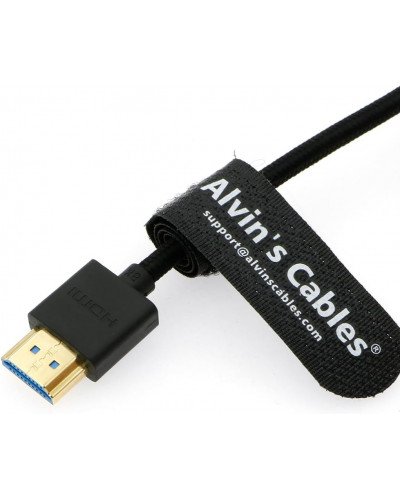 Alvin’s Cables 8K HDMI TO HDMI Straight 30-45In Cable  for Atomos Ninja Feelworld Monitor