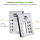 EBL Charger with (Duracell Rechargeable 4pc AA 2500 mAh Batteries)