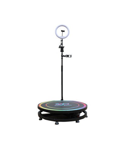 360Photo Booth Rotating Machine For Events Parties Automatic Spin Selfie Platform 100CM