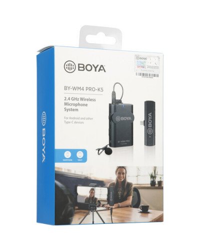 BOYA BY-WM4 PRO k5 2.4 GHz Wireless Microphone System
