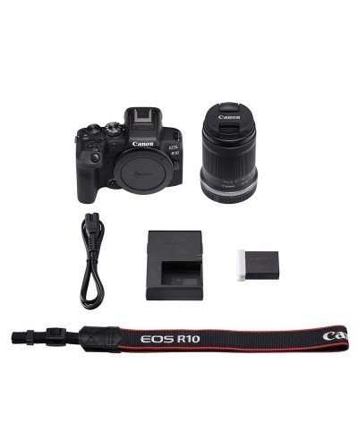 Canon EOS R10 Mirrorless Camera + RF-S 18-150mm F3.5-6.3 IS STM Lens + Mount Adapter EF-EOS R kit
