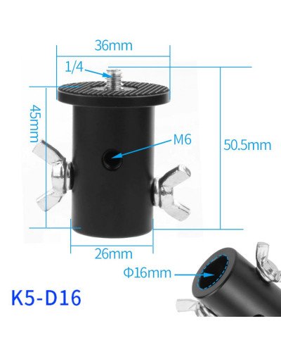 "Focus Studio CS-030 Conversion Screw Female: 16mm, Male: 1/4