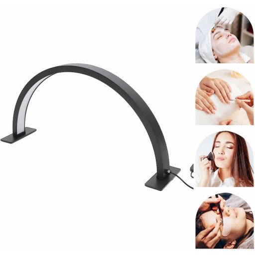 Half Moon Nail Desktop LED Light 75cm Black
