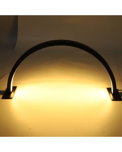 Half Moon Nail Desktop LED Light 58cm Black
