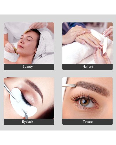 Half Moon Nail Desktop LED Light 58cm Black