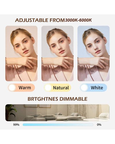 Half Moon Nail Desktop LED Light 75cm White Half Moon Nail Desktop LED Light 75cm White