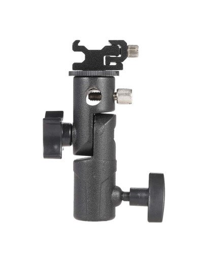 Hot Shoe Speedlite Umbrella Holder Light Stand Bracket E Type