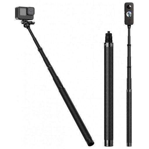 Insta360 X3 / ONE X2 Selfie Stick For GO 2 / ONE RS  1.5m Carbon Fiber Extension Rod