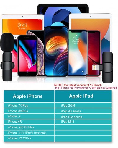 K9 Wireless Microphone For iPhone
