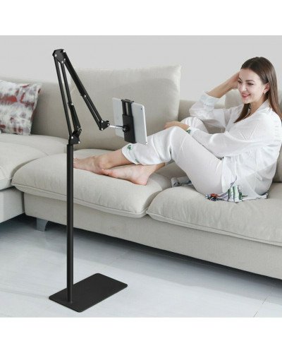 Lazy Floor Mobile Phone Bracket Telescopic Cantilever Live Multi-function Adjustable Tablet Phone Bracket