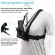 Mobile Phone Chest Mount Harness Strap Holder Cell Phone Clip Action Camera POV for Smartphones