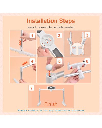 Phone Stand Holder Rotating Mount Adjustable Desktop Flexible Bed