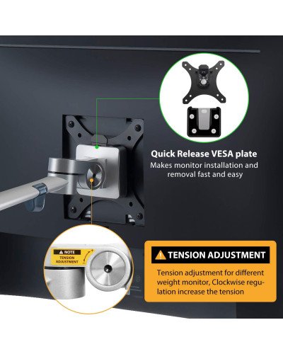 Aluminum Height Adjustable Desktop Dual Arm 17-32 inch Monitor Holder+12-17 inch Laptop Holder Stand OL-3L Full Motion Mount Arm Aluminum Height Adjustable Desktop Dual Arm 17-32 inch Monitor Holder+12-17 inch Laptop Holder Stand OL-3L Full Motion Mount Arm