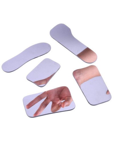 5pcs/set Dental Double Side Orthodontic Reflector Intra-oral Photography Mirrors Reflector for Orthodontic Taking Photo