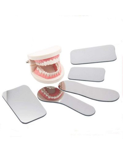 5pcs/set Dental Double Side Orthodontic Reflector Intra-oral Photography Mirrors Reflector for Orthodontic Taking Photo