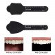6pcs Dental Orthodontic Black Background Photo Image Contrast Board Oral Cheek Plate with Scale Mark Autoclavable Dentist Tools