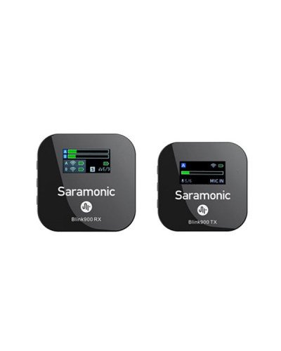 Saramonic Blink900 B1 Ultra Compact 2.4GHZ Dual - Channel Wireless Microphone Ssystem