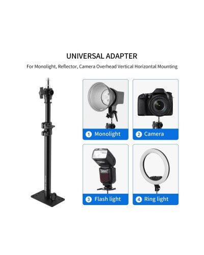 Selens Photography Studio Wall Mount Camera Wall Ceiling Mount Boom Arm