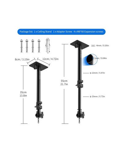 Selens Photography Studio Wall Mount Camera Wall Ceiling Mount Boom Arm Selens Photography Studio Wall Mount Camera Wall Ceiling Mount Boom Arm