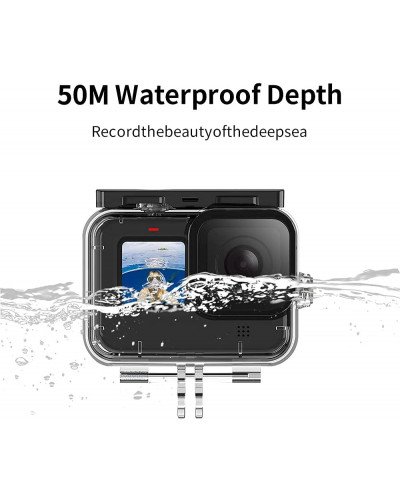 TELESIN Waterproof Housing Case for GoPro HERO12/11/10/9