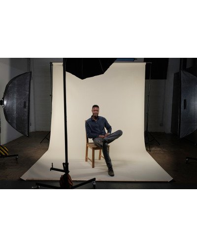 Background Paper Rolls 2.72x11m Dull Aluminum