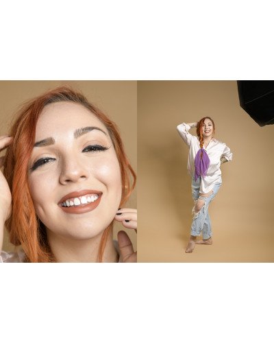 Background Paper Rolls 1.36x11mm Beig