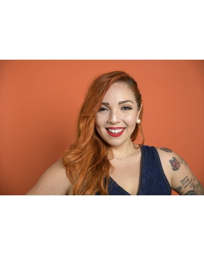 Background Paper Rolls 1.36x11mm Orange