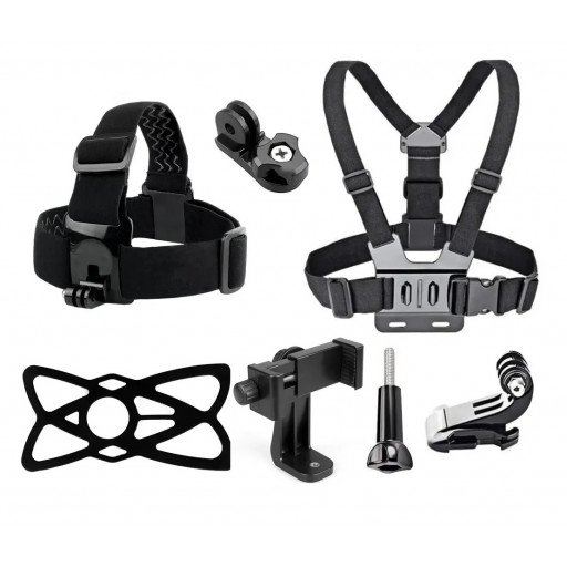Chest Belt Head Strap Mount for Action Camera Insta360 X3 GoPro Hero 12/11/10
