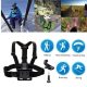 Chest Belt Strap Mount for Phone And Action Camera Insta360 X3 GoPro Hero 13/12/11/10